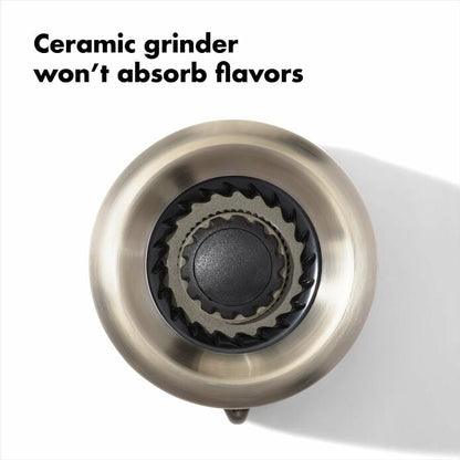 Contoured Mess-Free Salt Grinder - US 9898