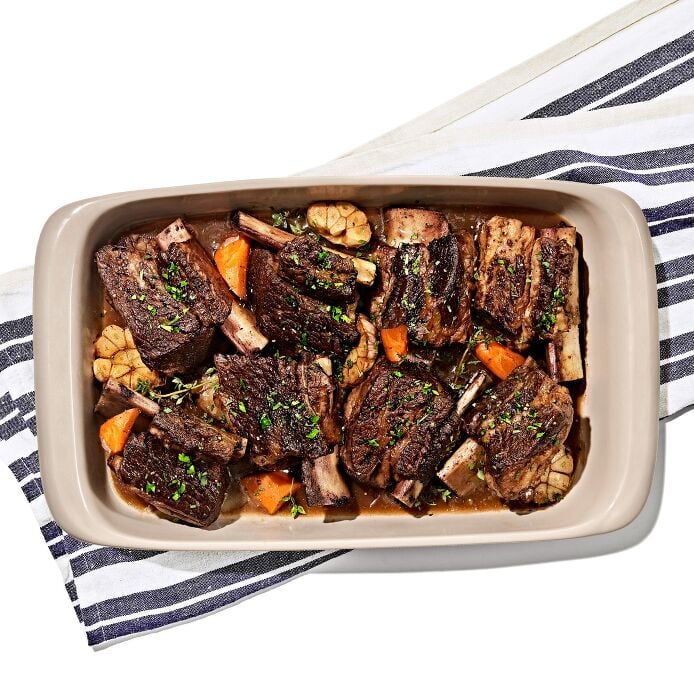 3 Qt Rectangular Stoneware Baking Dish - Storm Blue - US 5936