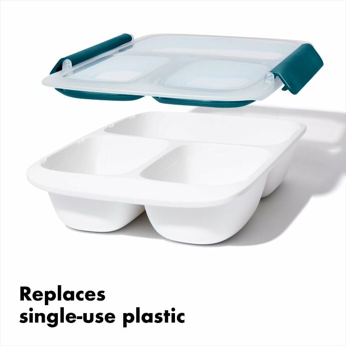 Prep & Go 4.1-Cup Divided Container - US 9829