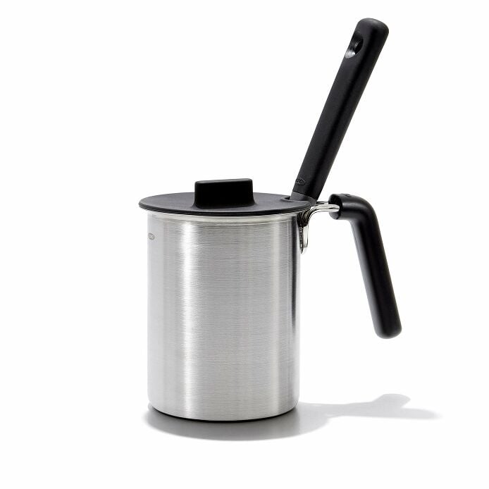 Grilling Basting Pot and Brush Set - US 6332
