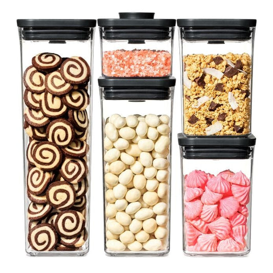 5-Piece POP Container Set - Matte Black - US 6513