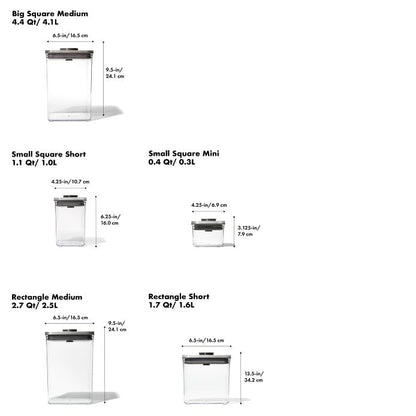 Steel 6-Piece POP Container Set - US 1095