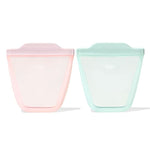 Tot Silicone Reusable Bag - 2-Piece Stand-Up Cup Set - US 9624